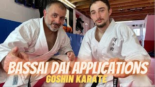 Bassai Kata Applications  Goshin Karate [upl. by Enirhtak]