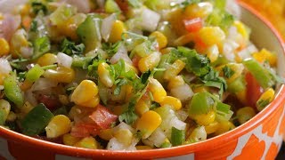 AMERICAN CORN SALAD  Healthy Tasty American Corn Salad  The Best Corn Salad [upl. by Akela]