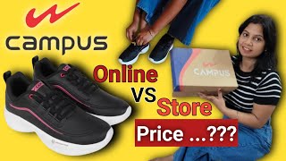 Is it Cheaper to buy inStore or Online🤔campus Campussneaker sneaker campusshoes womensneakers [upl. by Anibor252]