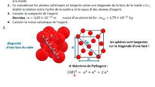 1ES Exercices 1 et 2  CRISTAUX [upl. by Arde]