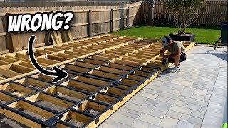 is it CHEAPER to build a DECK DIY style or to HIRE a contractor [upl. by Adnovay]