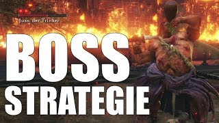 Sekiro Juzo der Trinker Boss Fight Strategie  Juzou The Drunkard [upl. by Ettennek]