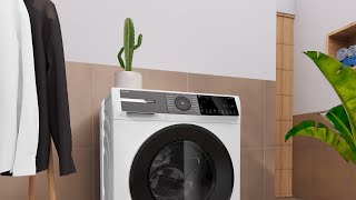 Voordelig wassen met de Serie 6 wasmachine van Bosch [upl. by Adeys218]