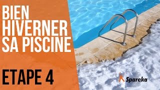 Hivernage de la piscine  Etape 4  rincer le filtre et boucher les skimmers [upl. by Abdul816]