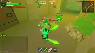 ROBLOX  Rumble Quest  Jungle Temple  Expert  Hardcore  Warrior Walkthrough [upl. by Aila]