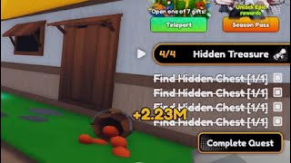 HOW TO FIND ALL HIDDEN CHESTS IN ANIME CHAMPIONS SIMULATOR UPDATE [upl. by Kurtzman899]