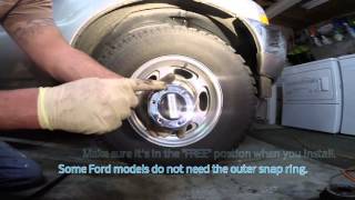 Warn locking hub swap Ford f250 [upl. by Cleopatra205]