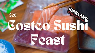 Costcos Unbeatable 20 Sashimi Platter Review Fresh and Flavorful Seafood Feast [upl. by Costanzia590]