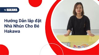 Hướng Dẫn lắp đặt Nhà Nhún Cho Bé Hakawa [upl. by Artapoelc]