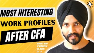 CFA Careers Four Exciting Work Profiles After Getting Certified 🔥 [upl. by Furmark]