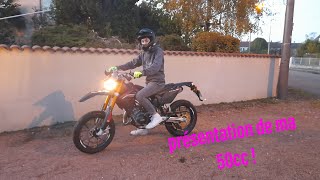 PRÉSENTATION DE MA 50CC  PETIT TEST  rieju mrt pro Black series 2021 [upl. by Lakim]