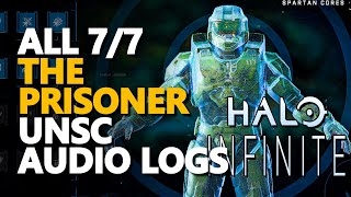 All The Prisoner UNSC Audio Logs Halo Infinite [upl. by Mesics]