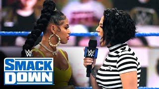 Belair challenges Bayley to an “I Quit” Match at WWE Money in the Bank SmackDown July 2 2021 [upl. by Cristian24]