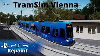 TramSim Vienna Flexity PS5 Repaint Gameplay [upl. by Thacker]