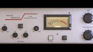 Analog Obsession LALA  FREE Teletronix LA2A Compressor Limiter Amplifier Plugin VST AU  Demo Test [upl. by Polard]