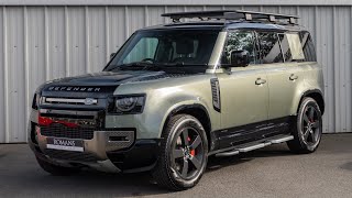 2020 Land Rover Defender 110 X P400  Pangea Green  Walkaround amp Interior 4K [upl. by Miharbi93]