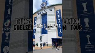 CHELSEA FC STADIUM TOUR 🔵🏟️ shorts thingstodoinlondon chelseafc stamfordbridge foryou [upl. by Mallory317]