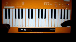 Piano app for Microsoft Surface Tablet [upl. by Elatsyrc]