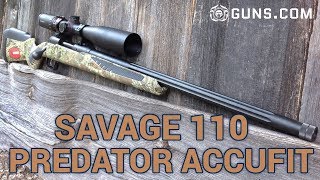 Gun Review AccuFit makes the Savage 110 Predator a go to rifle [upl. by Lamb]