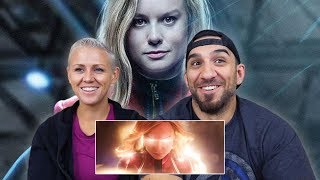 CAPTAIN MARVEL OFFICIAL 2019 MOVIE TRAILER REACTION [upl. by Eiltan]