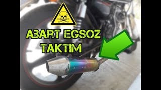 MOTOR MODİFİYE  CG MOTORA ABART EGSOZ TAKTIM [upl. by Jessica]