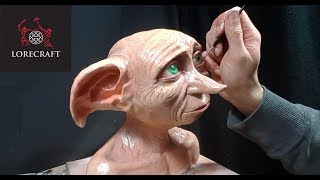 Sculpting Dobby  Harry Potter special  timelapse sculpt and airbrush demo [upl. by Maryly764]