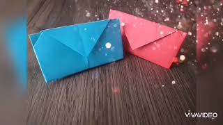 Kolay OrigamiKağıttan Cüzdan Yapımı [upl. by Gnilsia]