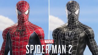 SpiderMan 2 PC  NEW Raimi Trilogy Suits Mods [upl. by Rafter197]