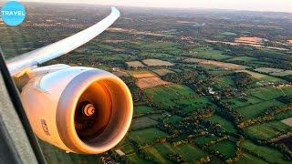 Norwegian Boeing 7879 Sunset Takeoff from London Gatwick Airport [upl. by Henrik]