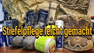 Outdoor Schuh Pflege  Alles was du wissen musst Kampfstiefel und Outdoorstiefel  Wasserdicht [upl. by Karlin]