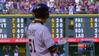 Ichiro triples for his 3000th hit [upl. by Gamal]