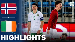 Ireland vs Norway  What a Comeback  Highlights  U21 Euro Qualification 17112023 [upl. by Zara]