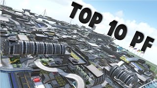 Top 10 Press Forward Maps in TMNF [upl. by Nyletak]