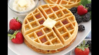 How to make waffles with pancake mix [upl. by Nyleek483]