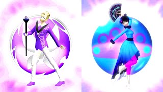 【MMD】Miraculous ☆ Good Hawk Moth amp Mayura Transformations「New Heroes FANMADE」 [upl. by Paff]