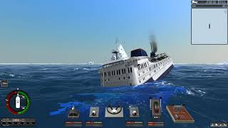 The Fast Sinking The Albatross IV  Ship Simulator Extremes Sinking like Titanic and Britannic [upl. by Eelarual]