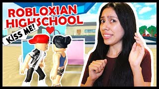 HE TRIED TO KISS ME ON THE FIRST DATE  Robloxian Highschool  Roblox Roleplay [upl. by Fanchette446]