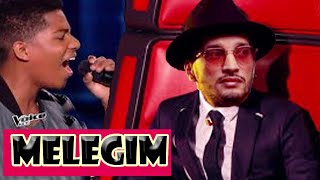 the voice  soolking Ft dadju  melegim فتى يبهر حكام ذافويس بأغية سولكيغ الجديدة [upl. by Philender]