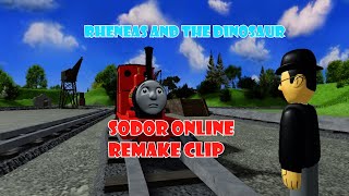 Rheneas and the Dinosaur  Sodor Online Remake Clip [upl. by Nirihs]