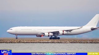 🔴LIVE San Francisco International Airport  SFO LIVE  SFO Plane Spotting [upl. by Anihsak]