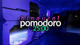 🚀 Pomodoro TIMER with BINAURAL BEATS 🚀  40hz  255 min Ambience amp music to STUDY and concentrate [upl. by Annoda]