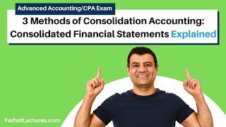 3 Methods of Consolidation Accounting Consolidated Financial Statements [upl. by Aserehtairam]