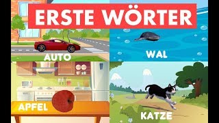 Erste Wörter Lernen  4 KIDS [upl. by Januarius]