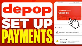 How To Set Up Depop Payments 2024 [upl. by Lannie]