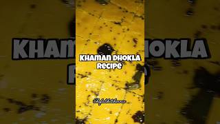 Khaman Dhokla Recipe I Quick khaman Dhokla Recipe [upl. by Paolo]