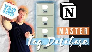 Notion Master Tag Database  The BEST Way To Organize Your Notes [upl. by Boni]