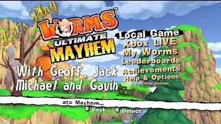 Lets Play  Worms Ultimate Mayhem [upl. by Notsehc]