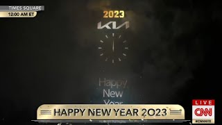 CNN USA Countdown to New Year 2023 New Years Eve Live  January 1 2023 [upl. by Ynettirb]