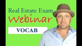 Real Estate Vocabulary amp Terminology  Premium PrepAgent Webinar [upl. by Eissirk]