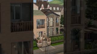 Copenhagen Townhouses  The Sims 4 Speed Build thesims4 speedbuild copenhagen fyp [upl. by Nidraj894]